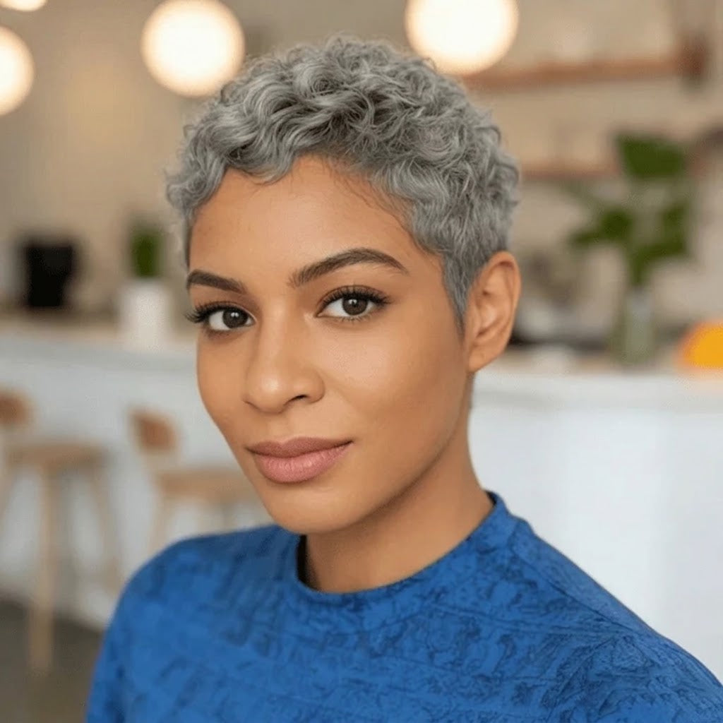 1B Pixie Wave Small Head Wig