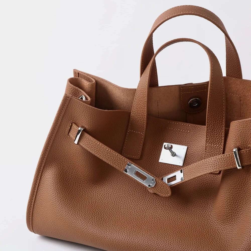 Tp-grain Leather Sofy Bag