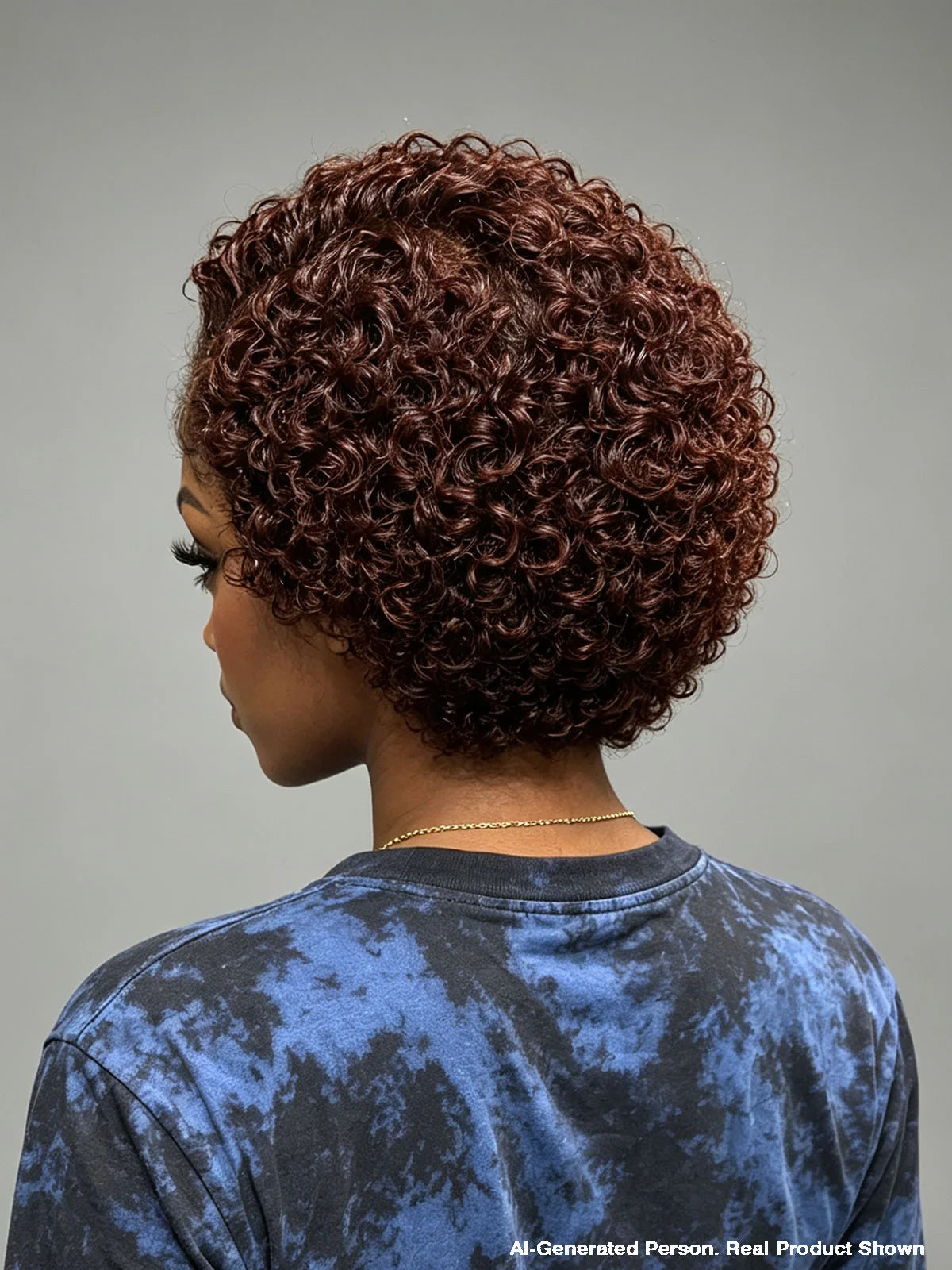 3 Colors Lace Front Pixie Wig Curly Wave