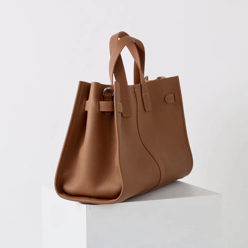 Tp-grain Leather Sofy Bag