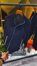 Stand Collar Zip-up Jacket
