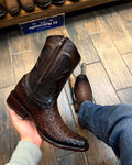 Wild Style Crocodile Print Cowboy Boots