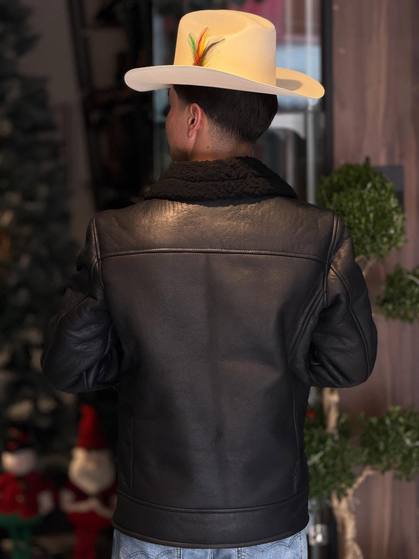 All-Black Fleece-Lined Jacket
