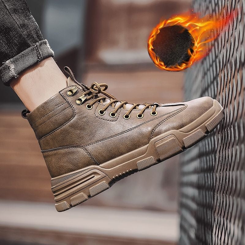 Winter High-Top Fleece-Lined Martin Work Boots