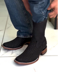 New Petatillo Woven Mid-Calf Boots