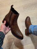 Men's Python Print Cowboy Boots