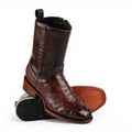 Ostrich/Beef Cowboy Boots