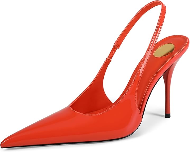 Pumps Pointed Toe Slingback High Heel