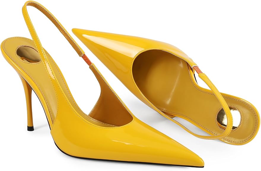 Pumps Pointed Toe Slingback High Heel