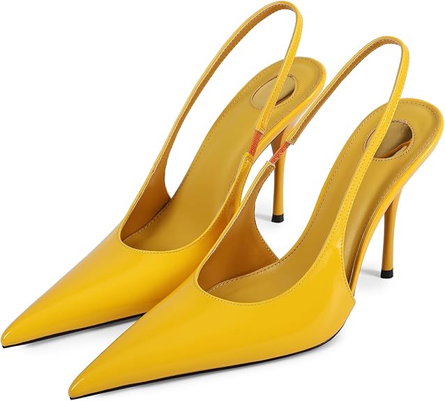 Pumps Pointed Toe Slingback High Heel