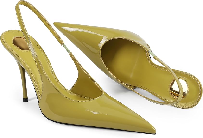 Pumps Pointed Toe Slingback High Heel