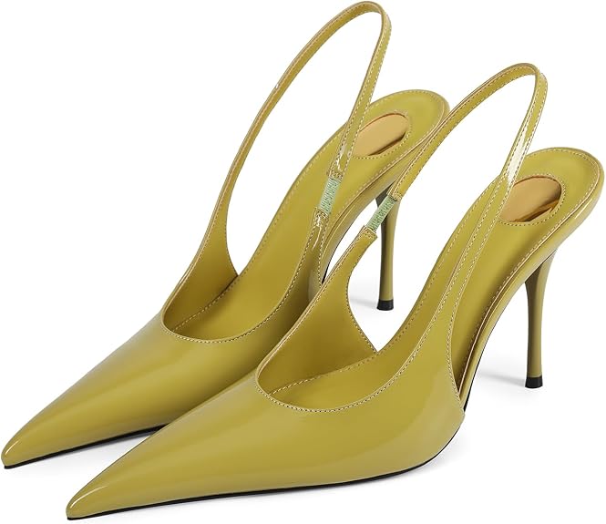 Pumps Pointed Toe Slingback High Heel