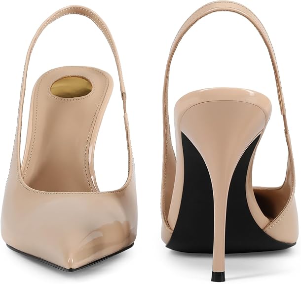 Pumps Pointed Toe Slingback High Heel