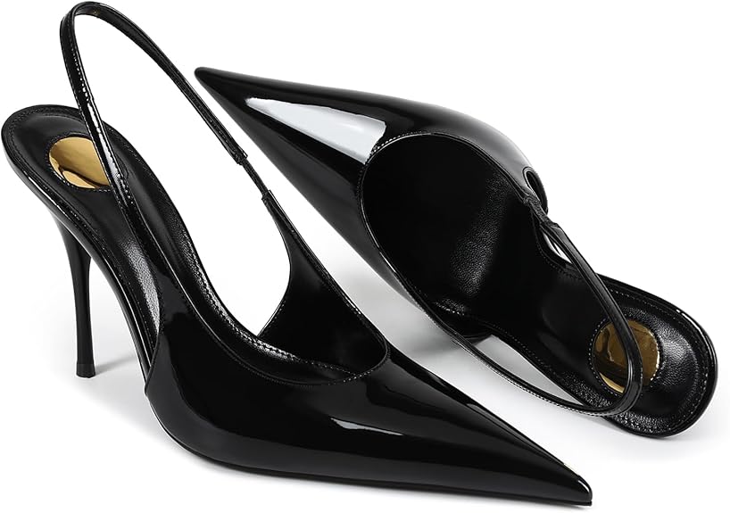 Pumps Pointed Toe Slingback High Heel