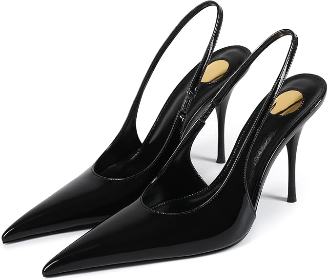 Pumps Pointed Toe Slingback High Heel