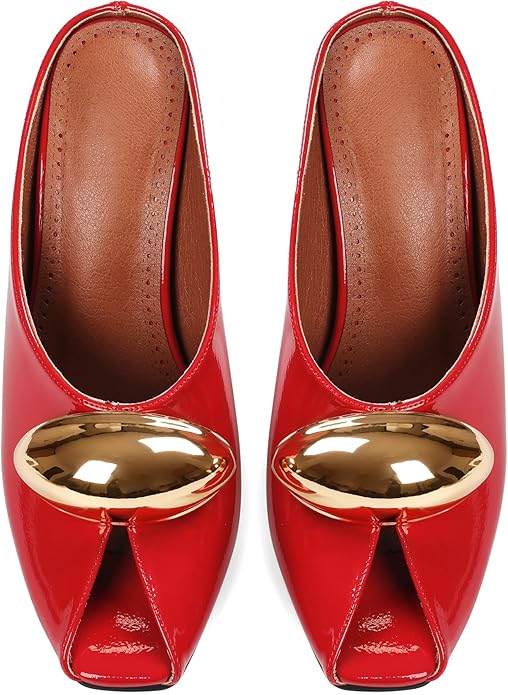 Peep Toe Mules