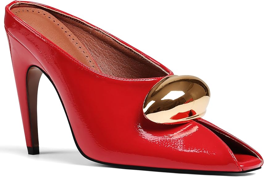 Peep Toe Mules