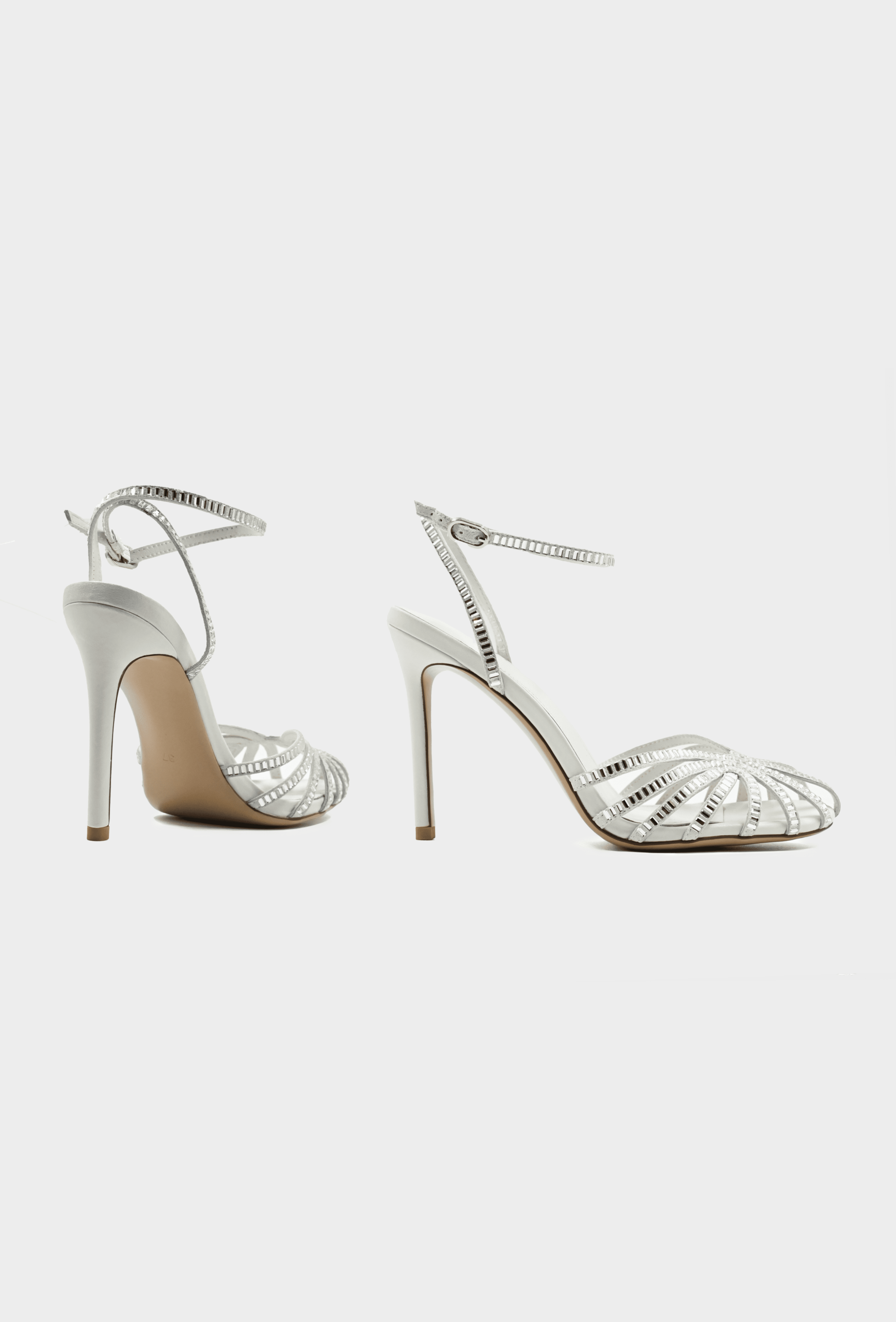 White sandals