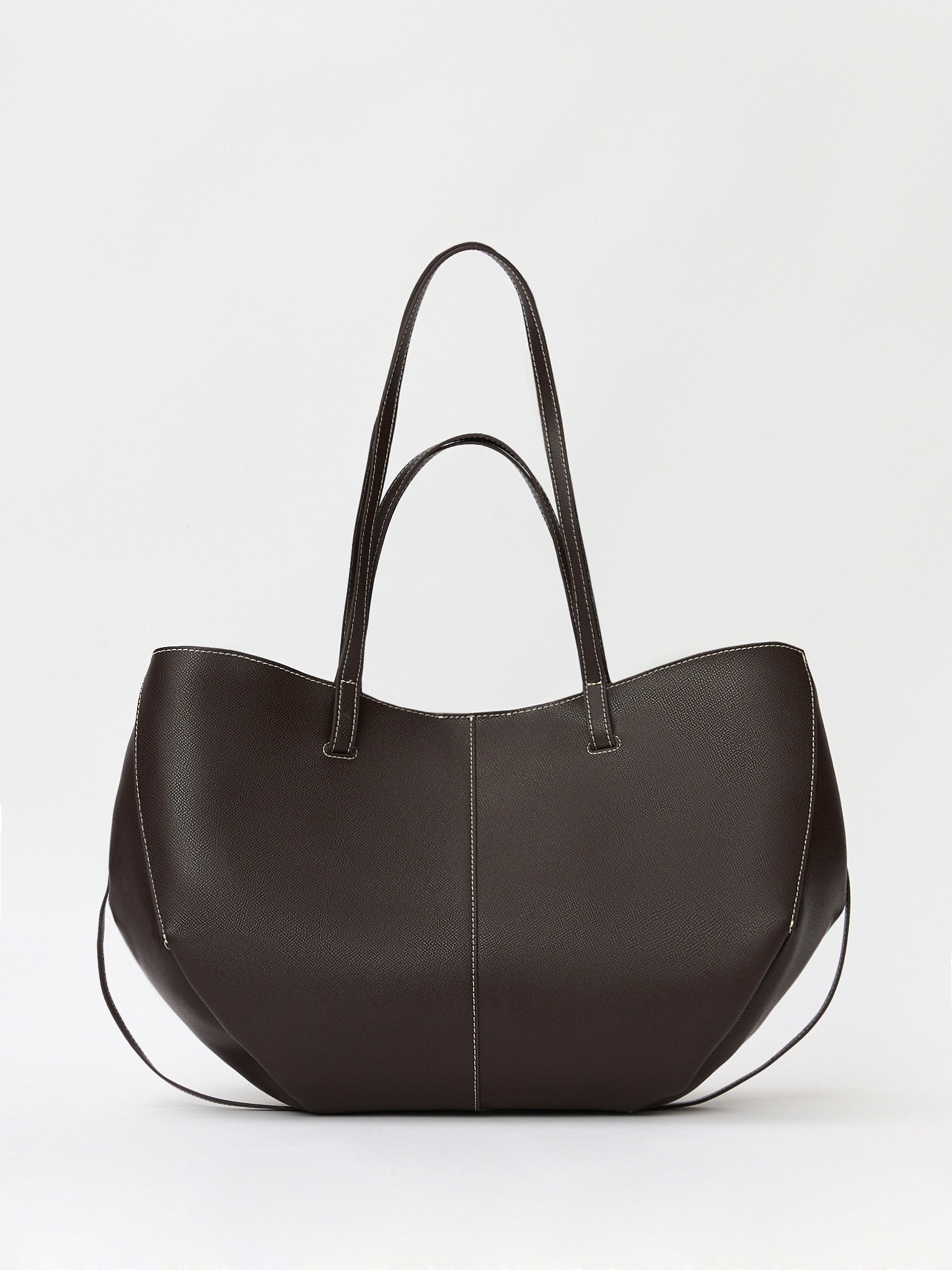 Double-handle tote bag
