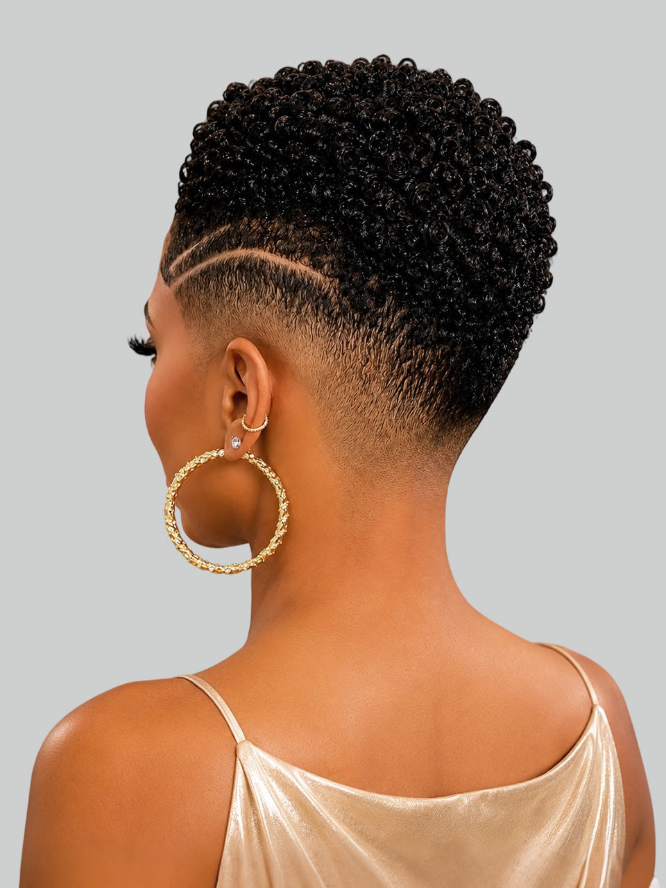 Pixie wig Afro curly 6 inches Multiple colors