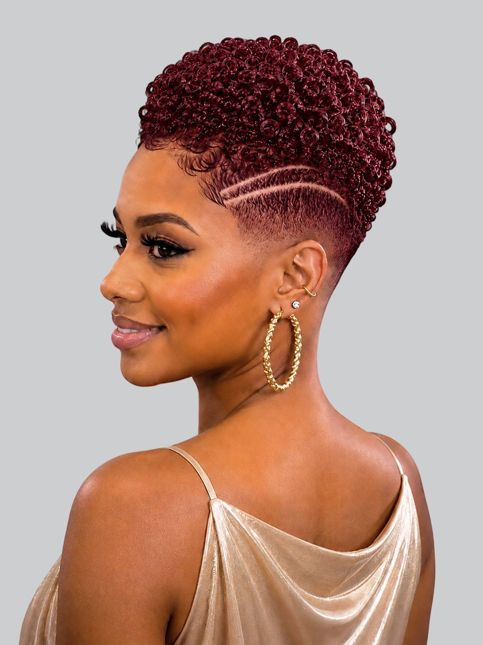 Pixie wig Afro curly 6 inches Multiple colors