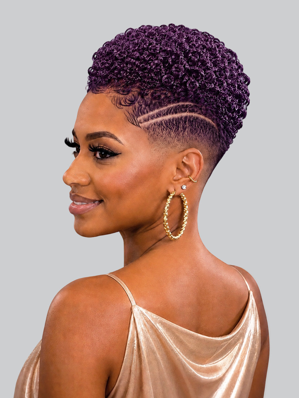 Pixie wig Afro curly 6 inches Multiple colors