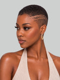 Pixie wig Lowcut 6 inches Black