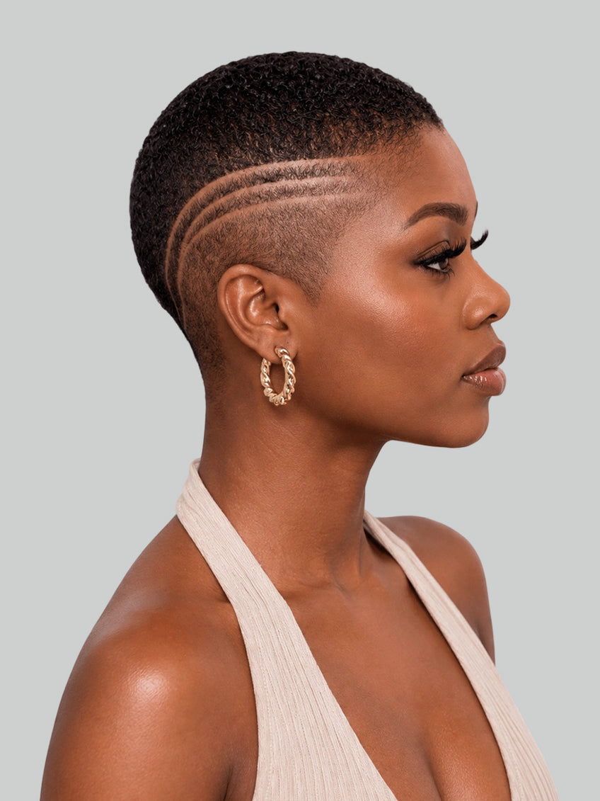 Pixie wig Lowcut 6 inches Black