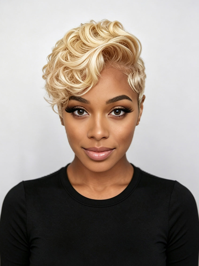 Loose Curly Wig High Light Multi Color