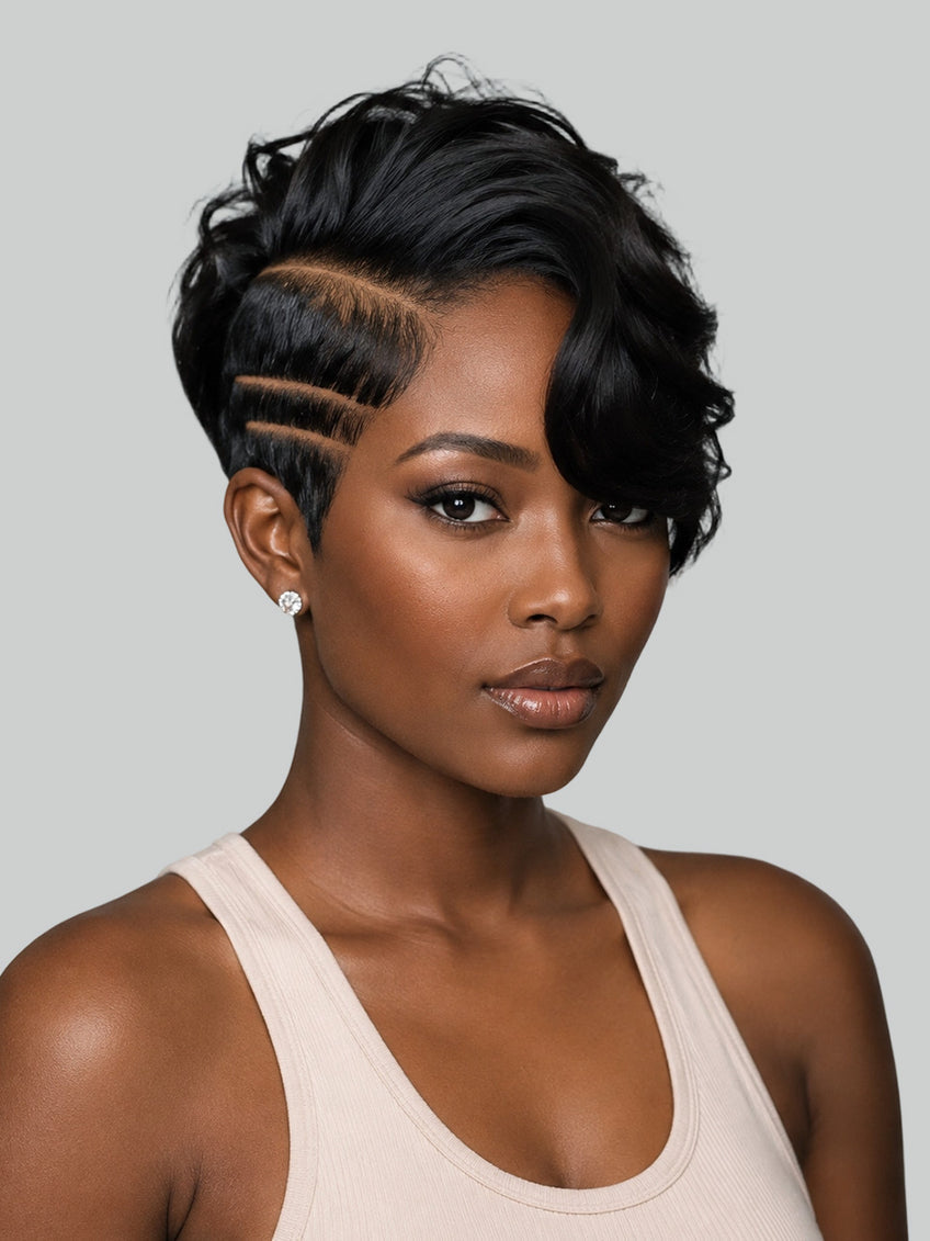 Loose Curly Wig High Light Multi Color