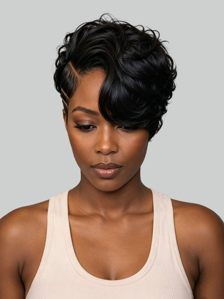 Loose Curly Wig High Light Multi Color