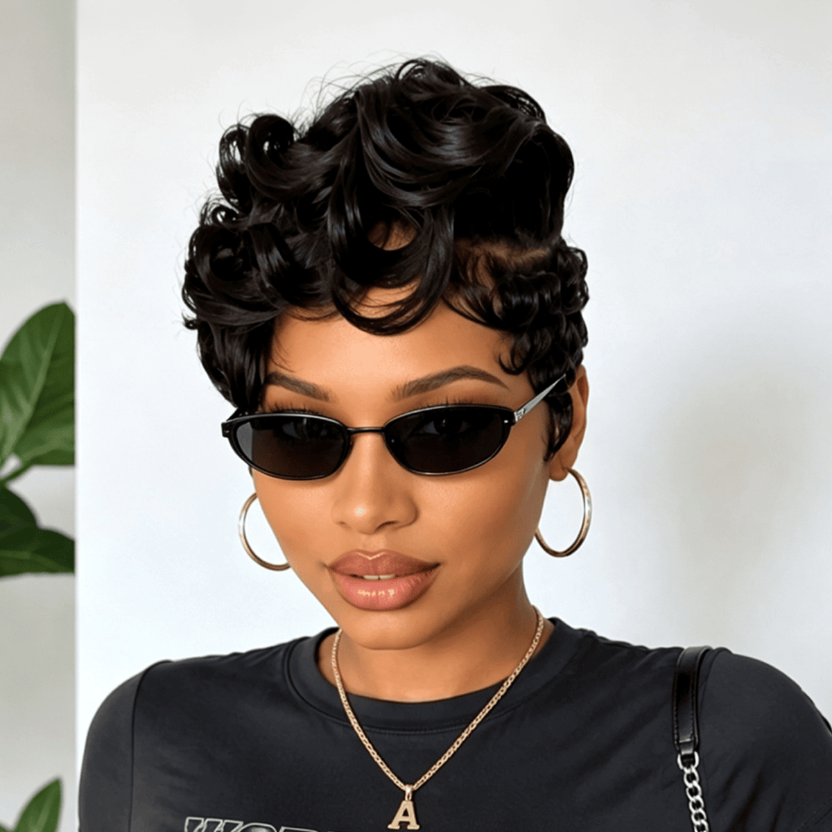 Side Part Wave Style Frontal Wig