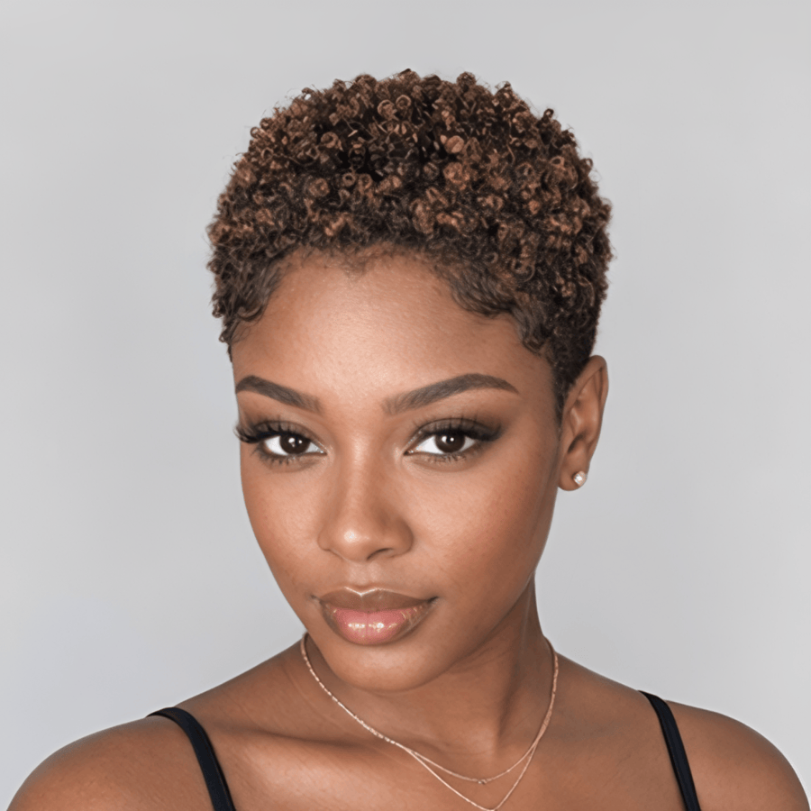 Pixie Tight Curl Short Wig