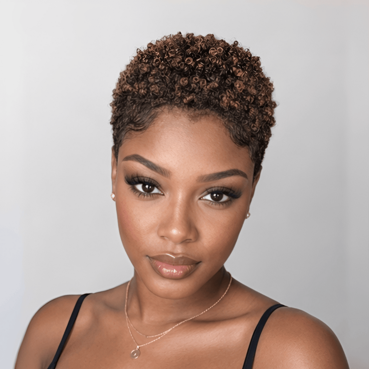 Pixie Tight Curl Short Wig