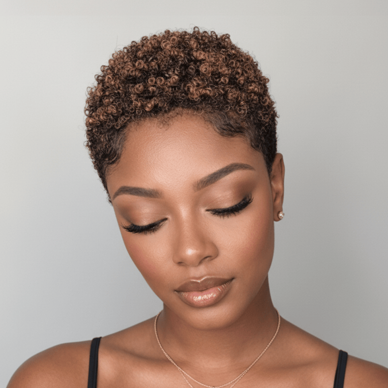 Pixie Tight Curl Short Wig
