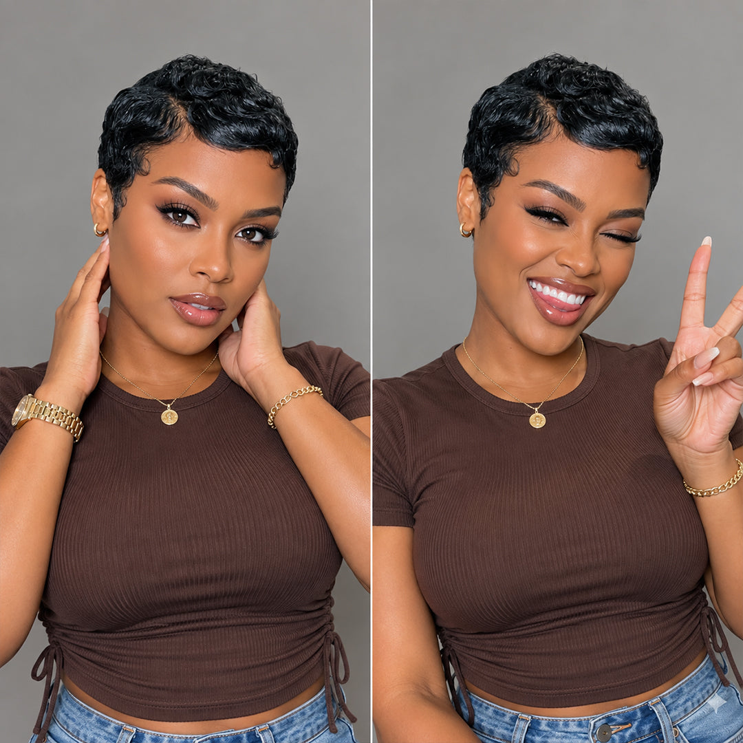 Lace Short Pixie Cut Wig