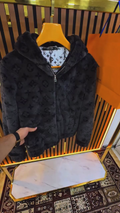 Fleece-Lined Loose-Fit Thermal Coat