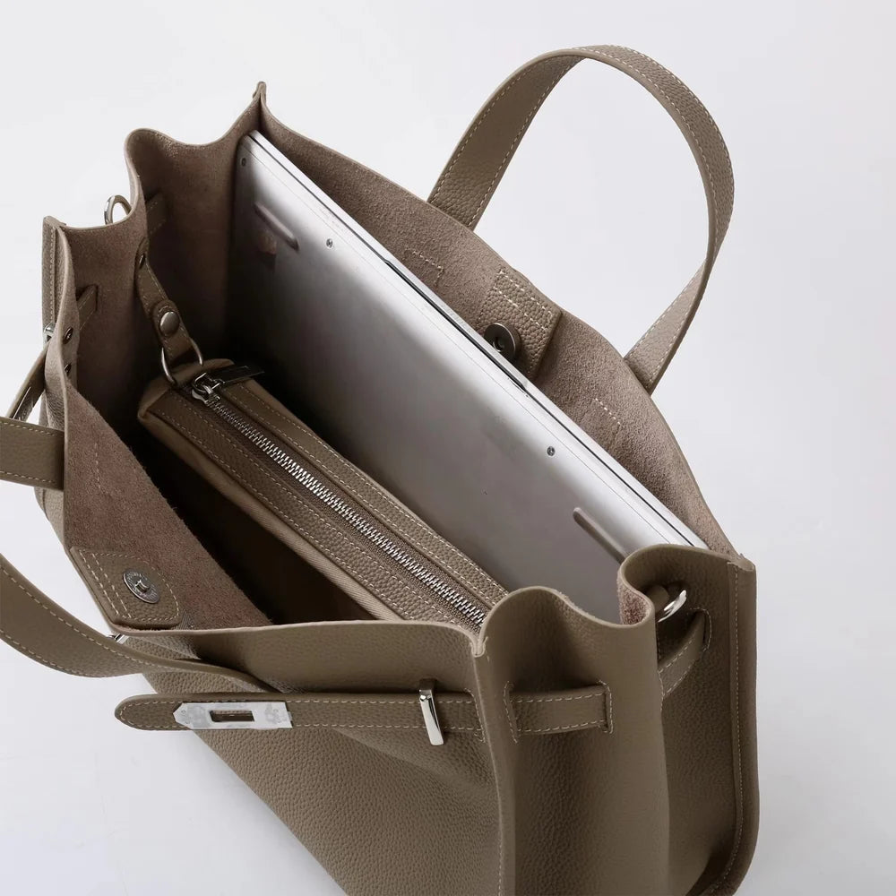 Tp-grain Leather Sofy Bag