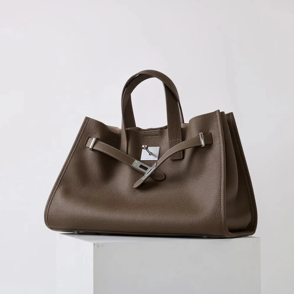 Tp-grain Leather Sofy Bag