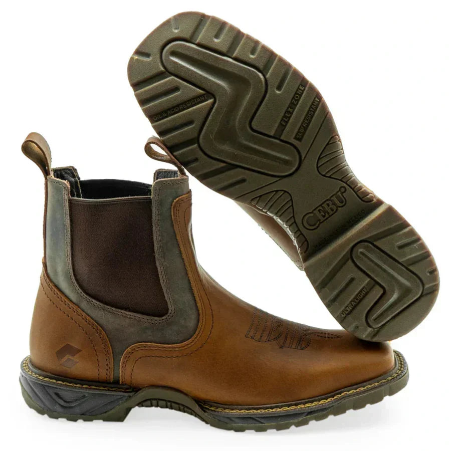 Ultra-Lightweight & Full-Grain Quality Leather Boot