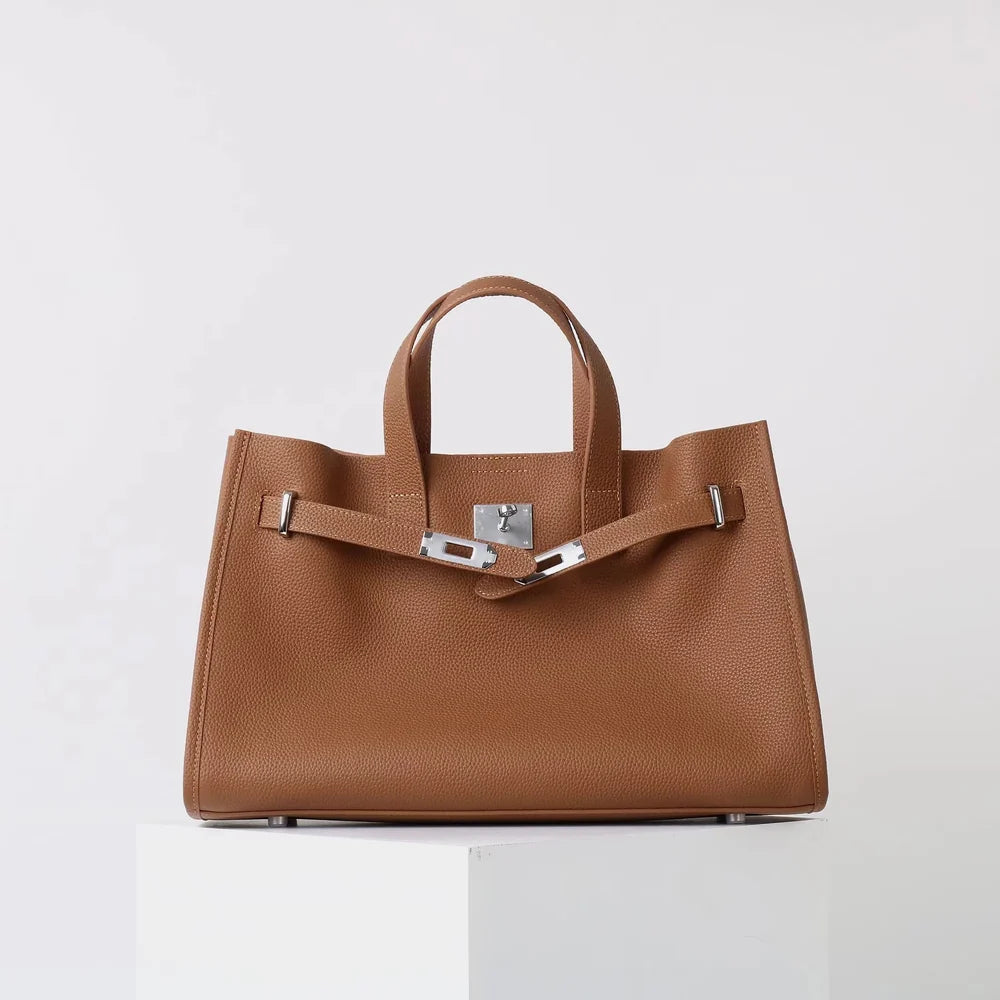 Tp-grain Leather Sofy Bag