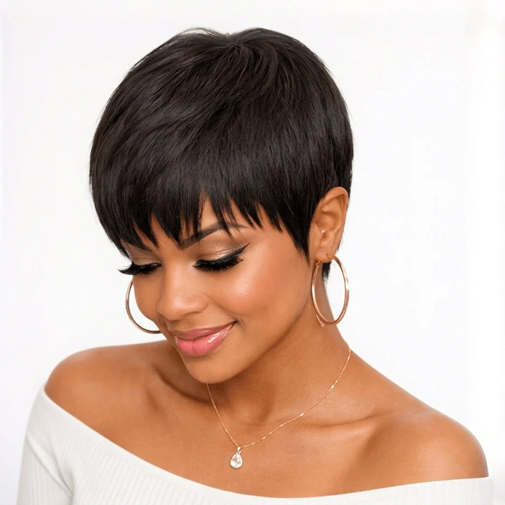 Sexy Pixie Bang Pixie Wig