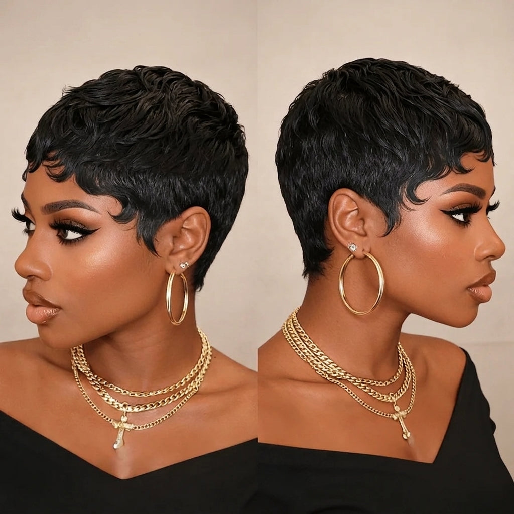 Sexy Wave Machine Made Short Wig