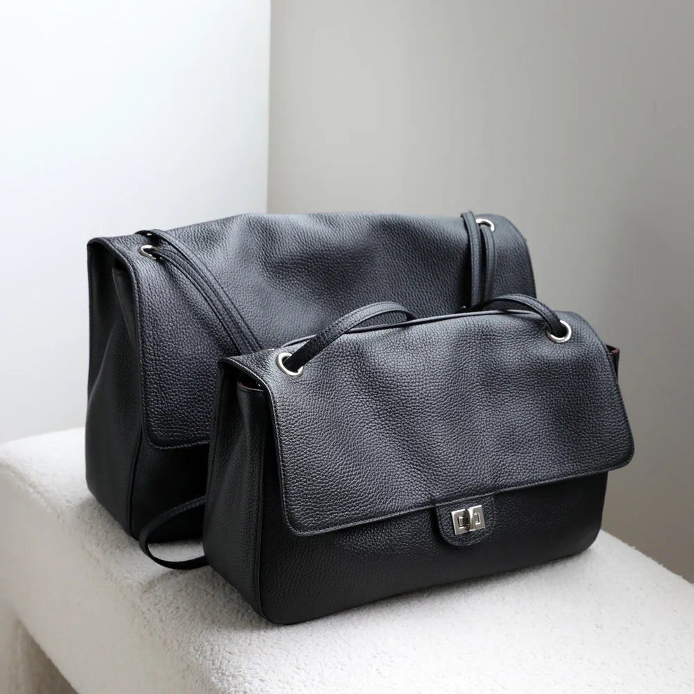 Premium Genuine Leather Maxi Bag