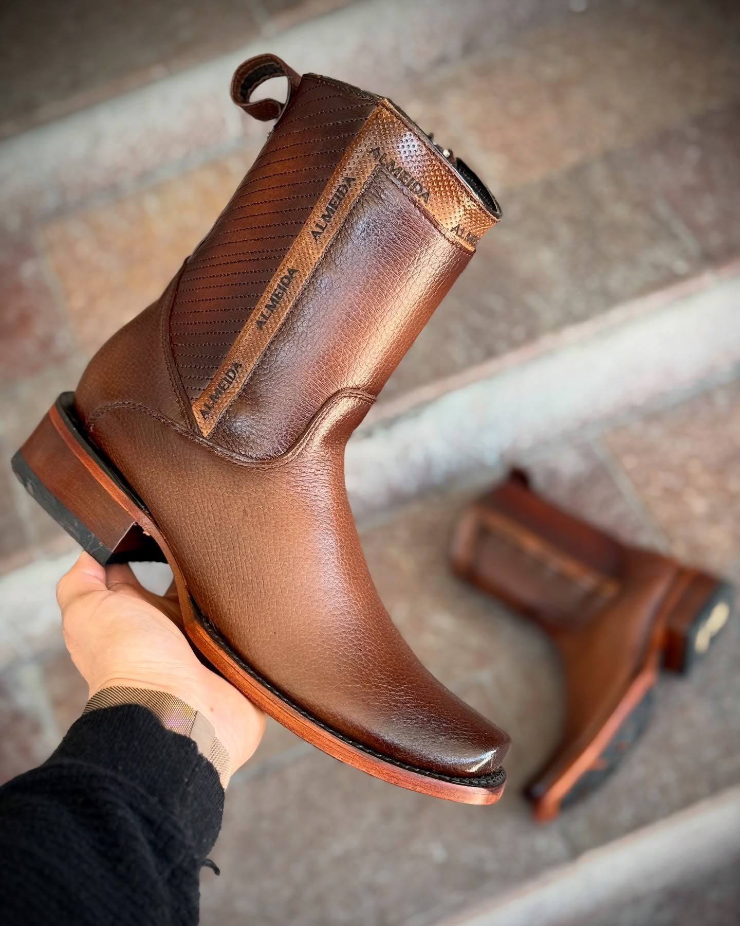 Leather Cuadra Cowboy Boots