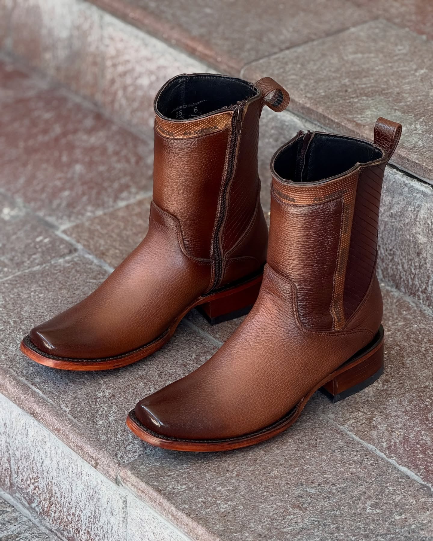 Leather Cuadra Cowboy Boots
