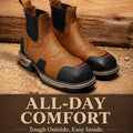 Men's Western Work Boot with Protection