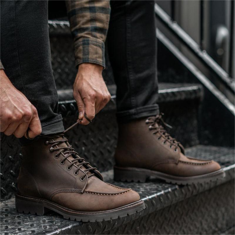 Tobacco Moc Boots