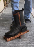 Original Crocodile Leather Jeans Boots
