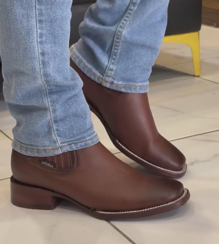 Leather Cowboy Western Boot